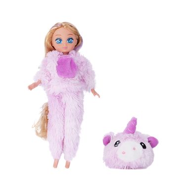 Muñeca cara bonita sirena de lentejuelas rosa serie miniso -  Miniso