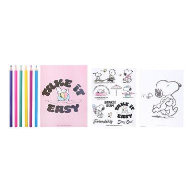 Libro para colorear  serie snoopy -  Snoopy