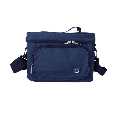 Lonchera básica alta capacidad crossbody azul marino -  Miniso