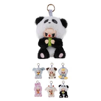 Blindbox rebel bear vinyl plush  -  Miniso