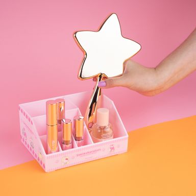 Organizador de plástico de personajes de sanrio para cosmeticos rosa -  Sanrio