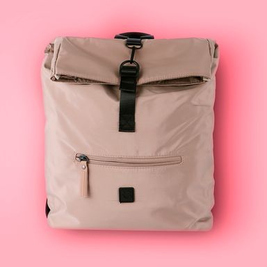 Mochila de moda serie gender neutral beige -  Miniso