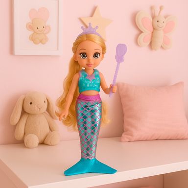 Muñeca cara bonita  mermaid purple -  Miniso