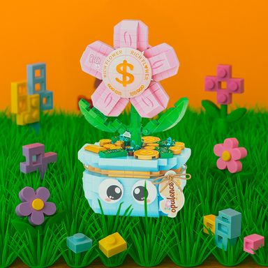 Bloques plantas de interior de primavera money flower -  Miniso