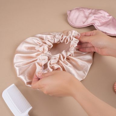 Gorro satinado dorado seire miniso -  Miniso