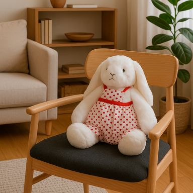 Peluche polka dot garment bunny serie miniso -  Miniso