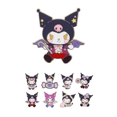BlindBox Sanrio Kuromi Pin Truco O Trato Metálico 4x4 cm -  Sanrio