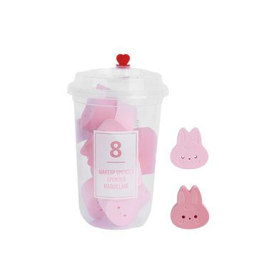 Esponja para maquillaje bunny 8 piezas  -  Miniso