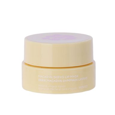 Mascarilla labial serie macaron sabor a melocoton kumquat -  Miniso