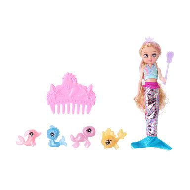 Muñeca cara bonita  mermaid purple -  Miniso