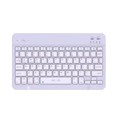 Teclado inalámbrico recargable life is for fun mod sw mc3000 morado -  Miniso