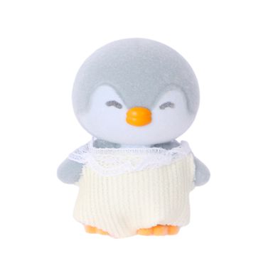 Set para jugar de peluche flocking gris serie mini family -  Mini Family