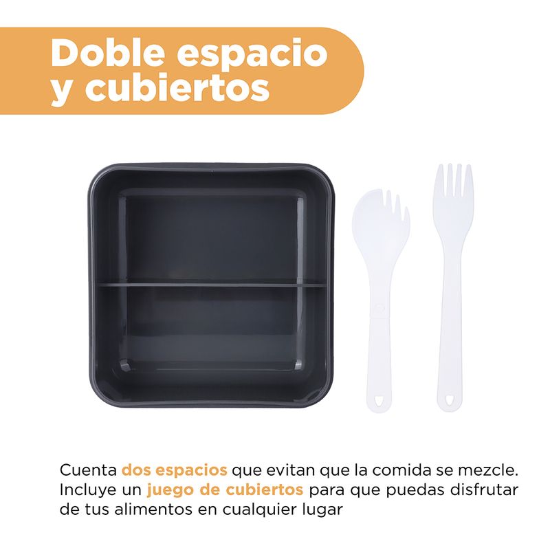Contenedor-fiambrera-cuadrada-de-estilo-japons-con-2-compartimentos-1100-ml-gris-Miniso-5-28821