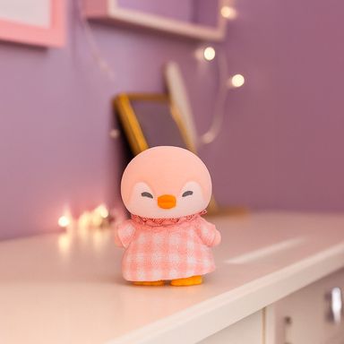 Juego de cama y peluche de doble capa flocking serie mini family -  Mini Family