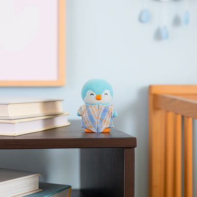 Set para jugar de peluche flocking azul serie mini family -  Mini Family