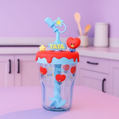 Tomatodo de plástico con sorbete bt21 baby collection de 560 ml tata -  BT21 Baby