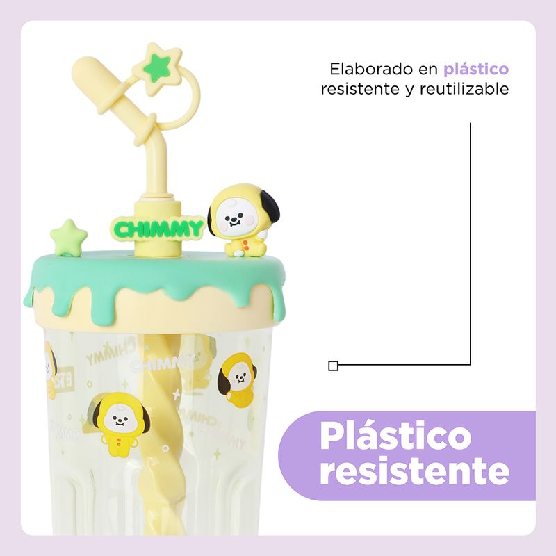 Tomatodo-de-pl-stico-con-sorbete-bt21-baby-collection-de-560-ml-chimmy-BT21-Baby-6-29857