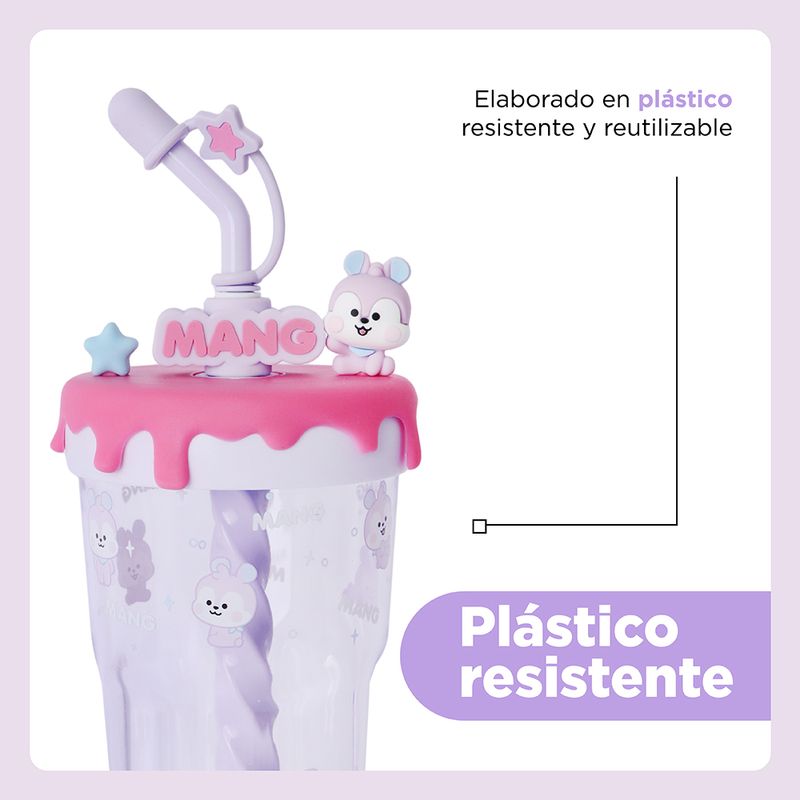 Tomatodo-de-pl-stico-con-sorbete-para-mezclar-bt21-baby-collection-de-560-ml-mang-BT21-Baby-6-29858