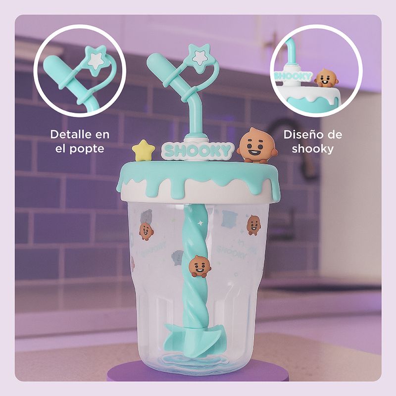 Tomatodo-de-pl-stico-con-sorbete-para-mezclar-bt21-baby-collection-de-560-ml-shooky-BT21-Baby-5-29860