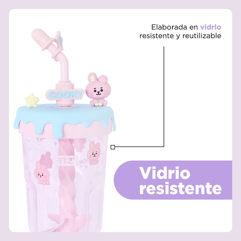 Tomatodo-de-pl-stico-con-sorbete-para-mezclar-bt21-baby-collection-de-560-ml-cooky-BT21-Baby-6-29861