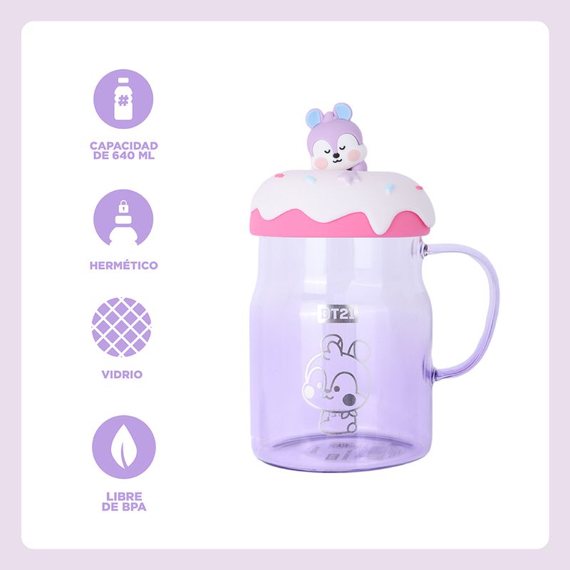 Taza-de-vidrio-con-tapa-y-decoraci-n-de-bt21-baby-mang-BT21-Baby-3-30012
