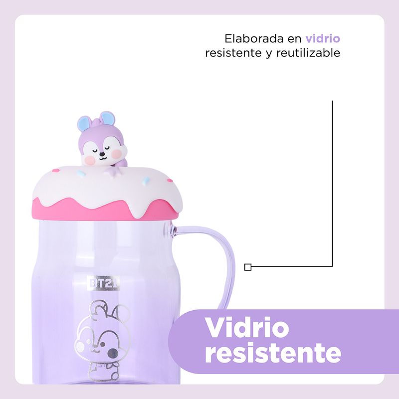 Taza-de-vidrio-con-tapa-y-decoraci-n-de-bt21-baby-mang-BT21-Baby-5-30012