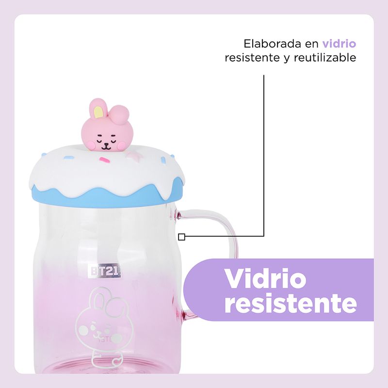 Taza-de-vidrio-con-tapa-y-decoraci-n-de-bt21-baby-cooky-BT21-Baby-5-30016