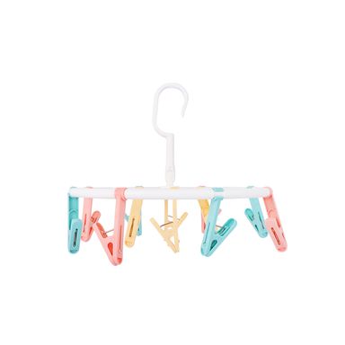 Pinzas ropa tendedero redondo serie colorful 12 clips -  Miniso
