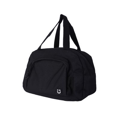 Lonchera básica con asa y bolso al frente negro -  Miniso