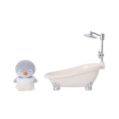 Set de peluche y banera flocking serie mini family -  Mini Family