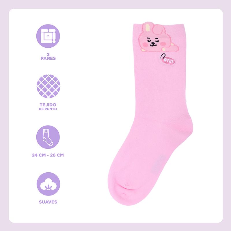 Medias-colecci-n-bt21-1-par-cooky-BT21-Baby-3-30067