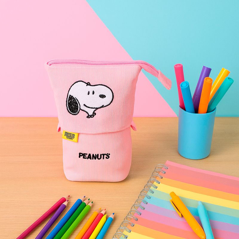 Cartuchera-estuche-expandible-rosa-serie-snoopy-Snoopy-Colorful-Vintage-2-27826