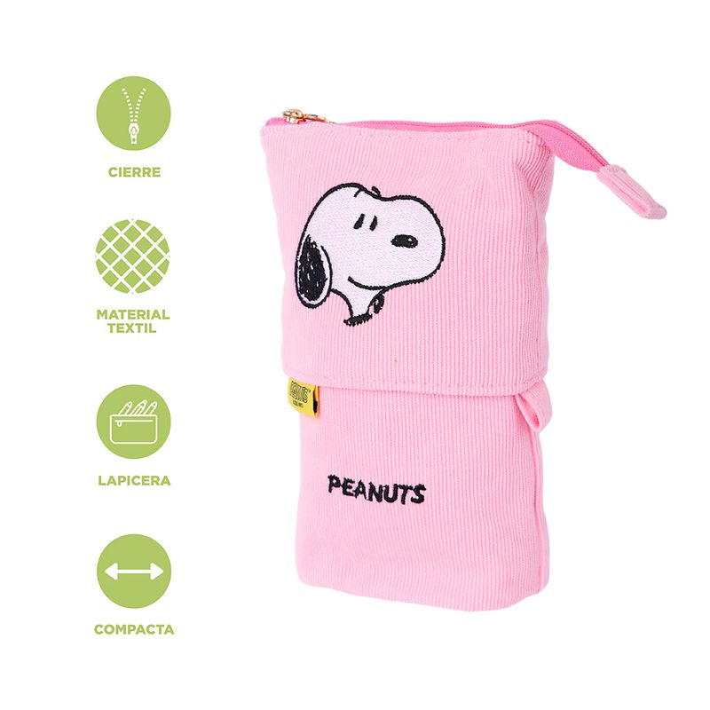 Cartuchera-estuche-expandible-rosa-serie-snoopy-Snoopy-Colorful-Vintage-3-27826
