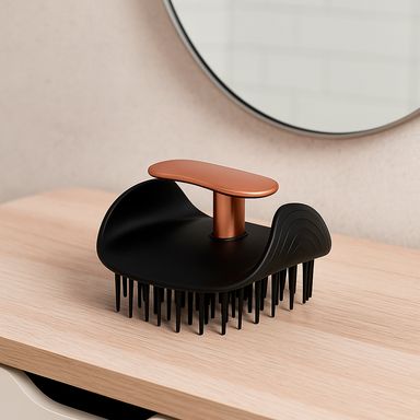 Serie black golden cepillo portátil desenredante para shampoo -  Miniso