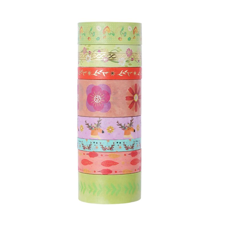 Set-de-cintas-de-estampado-dorado-de-animales-8-rollos-ciervo-pdq-serie-miniso-Miniso-1-29359
