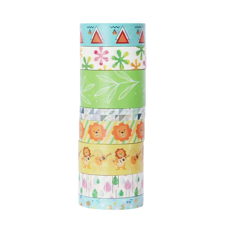 Set-de-cintas-de-estampado-dorado-8-rollos-conejo-pdq-serie-miniso-Miniso-1-29360