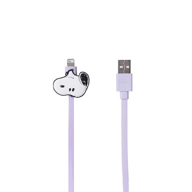 Cable de carga 8 pin snoopy colorfun vintage con bolsa -  Snoopy Colorful Vintage