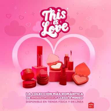 Rubor polvo compacto this is love 02 -  Miniso