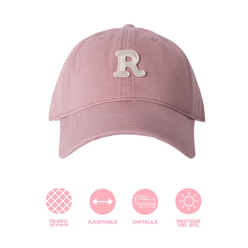 Gorra-de-be-sbol-miniso-letra-r-rosa-Miniso-4-19766