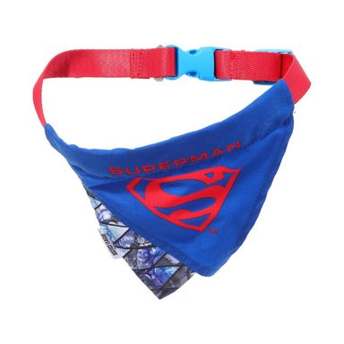 Bandana para mascotas de la colección dc superman (superman, tamaño pequeño) -  DC