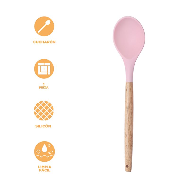 Taper-con-cuchar-n-de-sopa-serie-silicona-rosa-Miniso-3-28303