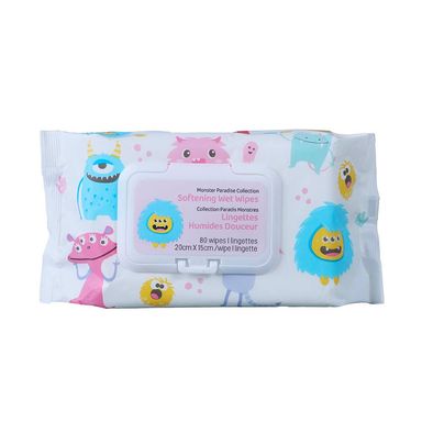 Toallitas húmedas suavizantes (80 toallitas) monster paradise collection - Miniso