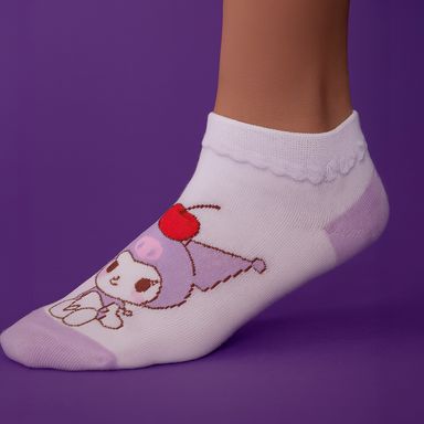 Medias sanrio serie cherry kuromi 2 pares -  Sanrio