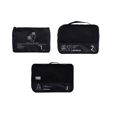 Organizador de ropa para viaje minimalista serie casual 2.0 3 uds 43x33cm -  Miniso