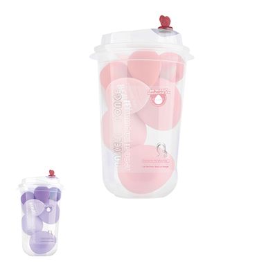 Juego de esponja de maquillaje y cojin -  Miniso