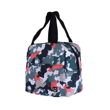 Lonchera estampada camuflage verde con rosa -  Miniso