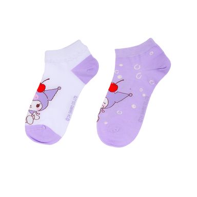 Medias sanrio serie cherry kuromi 2 pares -  Sanrio