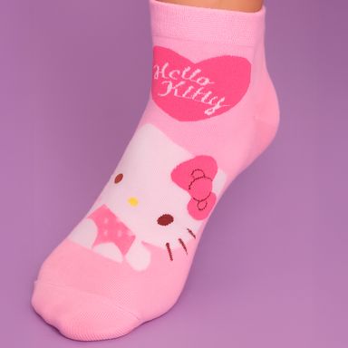 Medias sanrio serie pink hello kitty 3 pares -  Sanrio