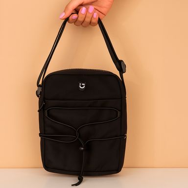 Bolso crossbody future life serie negro -  Miniso