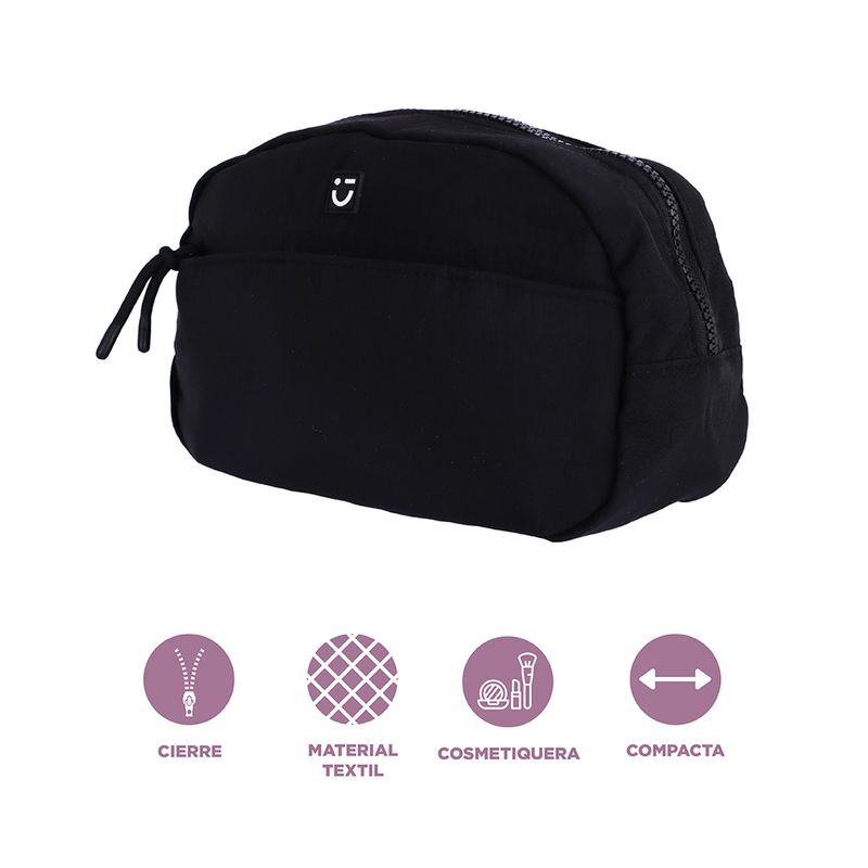 Cosmetiquera-nylon-con-cierre-enfrente-negro-Miniso-3-29500